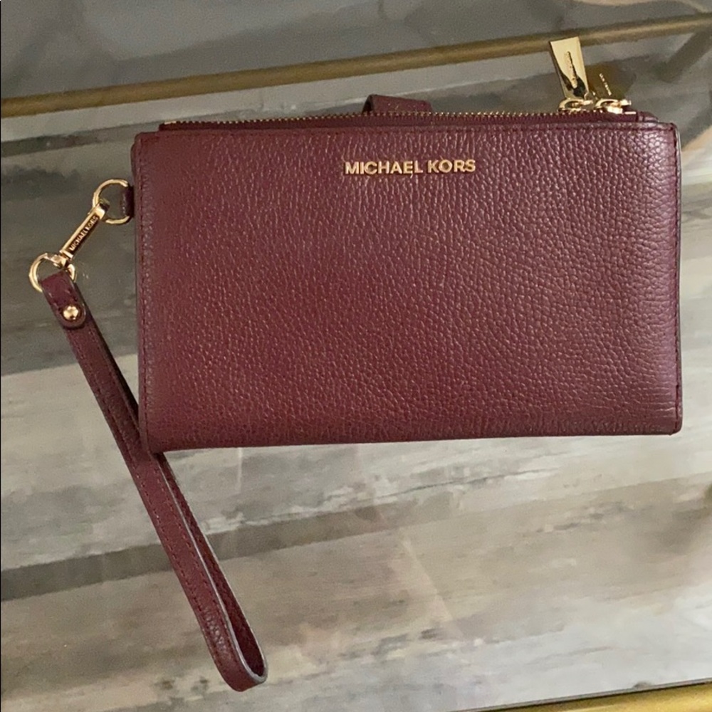 Mk Adele Leather Smartphone Wallet - image 1